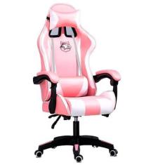 Imagem de Cadeira Gamer Ergonômica com Apoio para os Pés, Reclinável, Moldada, c