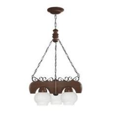 Imagem de Lustre Muller Canga 3 Lâmpadas Envelhecido 403E