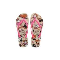 Imagem de Chinelo Casual Feminino Dedo Borracha Havaianas Slim Pets