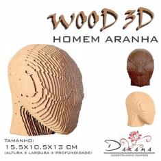 Imagem de Quebra Cabeça 3D Homem Aranha Spider Man Decoração Enfeite - Indústria