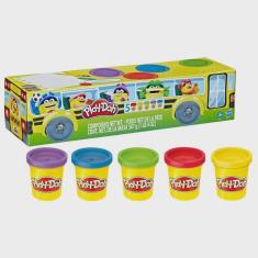 Imagem de Massinha de Modelar Play-Doh Kit Com 5 Potes volta as Aulas Hasbro