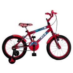 Imagem de Bicicleta Infantil Aro 16 Kls Zomm Roda Alumínio, Vermelho, Vermelho