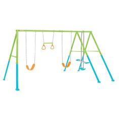 Imagem de Balanço de Jardim Infantil Quatro Posições Trapézio de Ginástica Gangorra e Assentos Intex