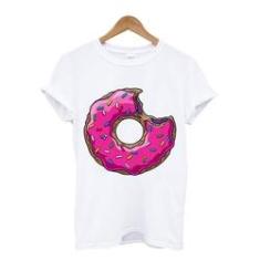 Imagem de Blusa feminina algodao donuts simpsons