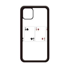 Imagem de 2 corações Spade Diamond Club padrão para iPhone 11 Pro Max capa para celular Apple