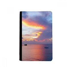 Imagem de Ocean Sky Water Science Nature Picture Passport Holder Notecase Burse Wallet Cover Card Purse, Multicolor