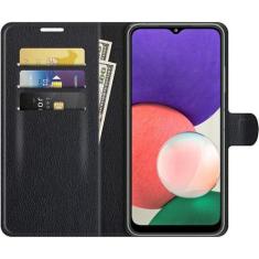 Imagem de Capa Capinha Carteira Galaxy A22 5G Tela 6.6 Case Couro Flip - Danet