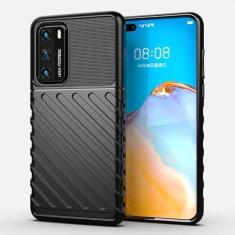 Imagem de Capas para HUAWEI P40.Caso básico,Botão de pressão flexível / 360 ° Proteção completa,Sensação arenácea