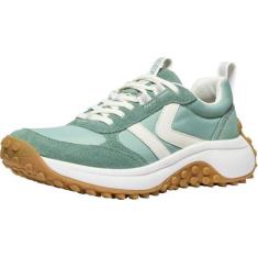 Imagem de KEEN Tênis feminino Ks86 confortável durável estilo retrô, Floresta escura/branco estrela, 34