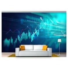 Imagem de Papel De Parede Tecnologia Finanças Computação 7,50M² Tec07