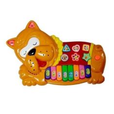 Imagem de Brinquedo Cachorro Teclado Infantil Bebês Com Músicas E Luz E Top. - T