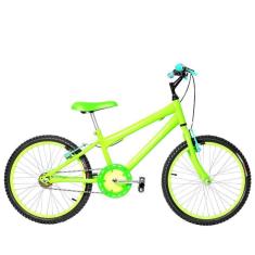 Imagem de Bicicleta Infantil Masculina Aro 20 Verde Claro
