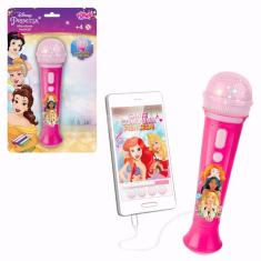 Imagem de Brinquedo Infantil Microfone Musical Princesas Disney Toyng
