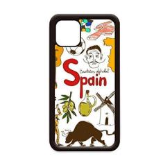 Imagem de Capa Espanha Landscap Animais Bandeira Nacional para iPhone 12 Pro Max para Apple Mini Mobile Case Shell