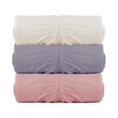 Imagem de Kit 3 Lencois Malha Queen com Elastico Vivaldi - Fio 30/1 Penteado - 100% Algodao (KIT 9)