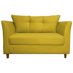 Imagem de Namoradeira Isis Veludo Amarelo - Montanaris Decor