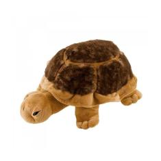 Imagem de Tartaruga Realista Terrestre De Pelúcia Marrom Safari 40 Cm