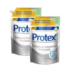 Imagem de Kit 2 Refil Sabonete Líquido Protex Limpeza Profunda 900ml