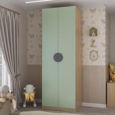 Imagem de Guarda Roupa Infantil Modulado 2 Portas com Cabideiro Joy Kids Cabecasa Madeiramadeira