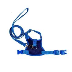 Imagem de Coleira Peitoral para Hamster Azul Tamanho pp - Nicapet