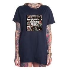 Imagem de Camiseta blusao feminina GTA The Walking Dead