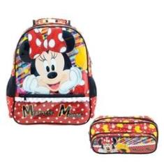 Imagem de Kit Escolar16 Xeryus Minnie Its All About Mochila C + Estojo