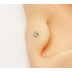 Imagem de Mini Piercing em Aço Cirúrgico com Zircônia