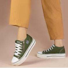 Imagem de Tenis Plataforma Via Star Shoes Ref. 1000 Militar