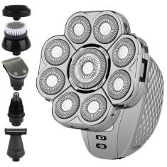 Imagem de Barbeador Com 9 Laminas Elimina Cabelos Maquina De Corte Top