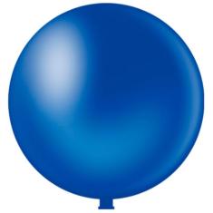 Imagem de Balão Látex 250 Fat Ball Azul Escuro 30" 76 Cm 1 Und Pic Pic