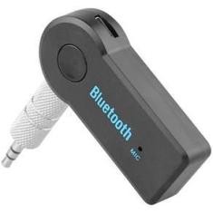 Imagem de Adaptador Bluetooth P2 Auxiliar Musicas Viva Voz Com Bateria Microfone Embutido