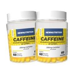Imagem de 2x Cafeína 200mg 60caps New Nutrition