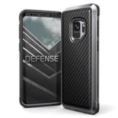 Imagem de Capa Galaxy S9 Fibra de Carbono X-Doria Defense Lux Anti Impacto Proteção em Alumínio Premium