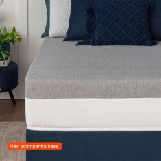 Imagem de Colchão King Guldi Dream Mola Ensacada (30x193x203) Cinza e Branco