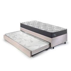 Imagem de Bicama Box Solteiro King Com Colch o Adapto Ecoflex Molas Ens