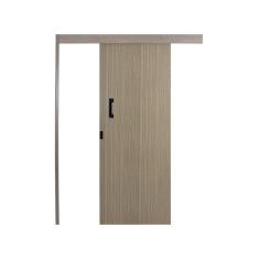 Imagem de Porta de Correr Madeira 215x70cm Sobrepor Reversível Melamínico MGM Marrom