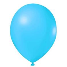 Imagem de Balão de Látex Neon Azul - 9 Polegadas - 25 Unidades
