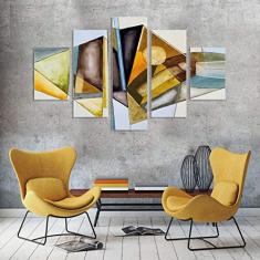 Imagem de Quadro Abstrato Em Tela Canvas Decorativo Para Sala Quarto