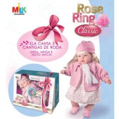Imagem de Boneca Para Crianças Estimula Criatividade Bebe Rose - Milk Brinquedos