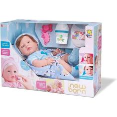 Imagem de Boneca Diver New Born Premium Menino c/ Cabelo Divertoys