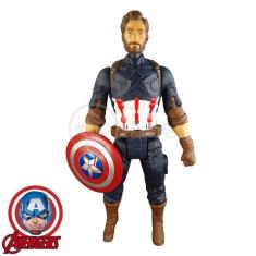 Imagem de Boneco Action Figure Vingadores Capitão America 29Cm