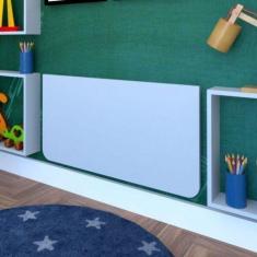 Imagem de Mesa Infantil Dobrável 80cm Canto Arredondado Cinza Cristal