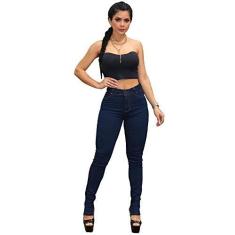 Imagem de Calça Jeans Feminina Plus Size Cintura Alta (, 46)