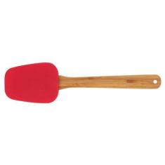 Imagem de Espátula Oval Silicone e Bamboo - Mor