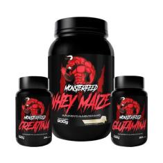 Imagem de Whey(900G) + Crea (100G) + Gluta (100G) 900G - Monsterfeed