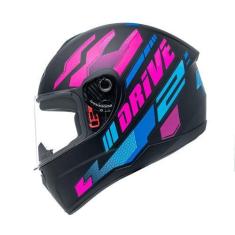 Imagem de Capacete Moto Fechado Fly Peels Drive 2 Spike Esportivo, Rosa Fosco, 5