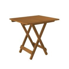 Imagem de Mesa Dobrável 70X70 Para Restaurantes E Bares Em Madeira Maciça 