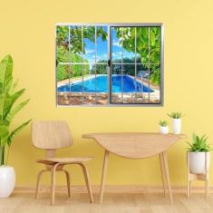 Imagem de Janela Vitrô de Alumínio 2 Folhas 100 X 120cm Linha Modular com Grade