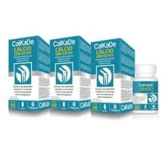 Imagem de Kit 3 CalkaDe Cálcio + Vitamina D3 + k2 Catarinense 60 Comprimidos