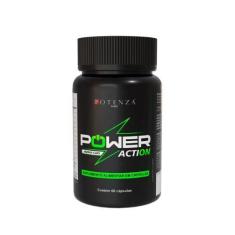 Imagem de Suplemento Energético Poweraction Taurina Vitamina B12 60Cap - Potenza